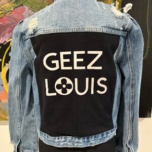 Custom Geez Louis Denim Jacket